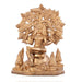 Dakshinamurthy Idol - 7 Inches | Dakshinamurthy Statue/ Panchaloha Statue for Pooja/ 1.350 Kgs Approx - Panchaloha Murties
