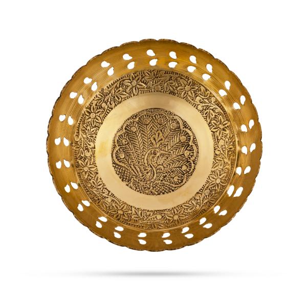 Brass Bowl - 1.5 x 4.5 Inches | Katora/ Katori/ Brass Katori for Pooja/ 105 Gms Approx