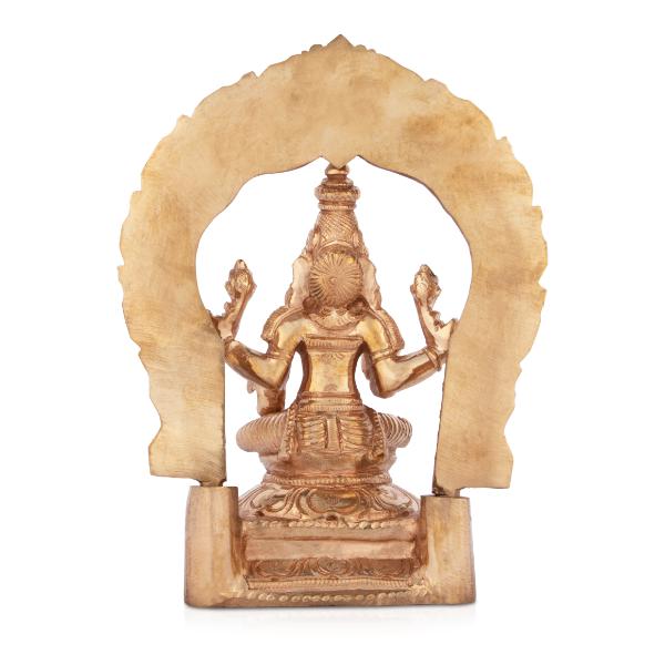 Laxmi Murti with Arch - 6 Inches | Lakshmi Idol/ Panchaloha Statue/ Lakshmi Murti for Pooja/ 900 Gms Approx