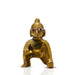 Crawling Krishna Idol - 2 Inches | Brass Statue/ Laddu Gopal Murti for Janmashtami/ 100 Gms Approx - Brass Murties