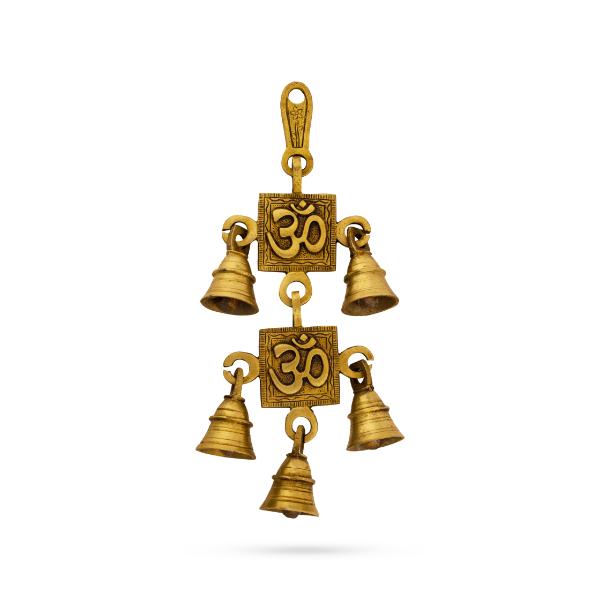 Hanging Bell | Brass Pooja Bell/ 2 Step Vastu Lucky Bell for Home/ 415 Gms Approx