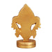 Brass Shankh with Base - 2 Inches | Antique Finish Sangu Statue for Deity/ 60 Gms Approx - Deity Accessories
