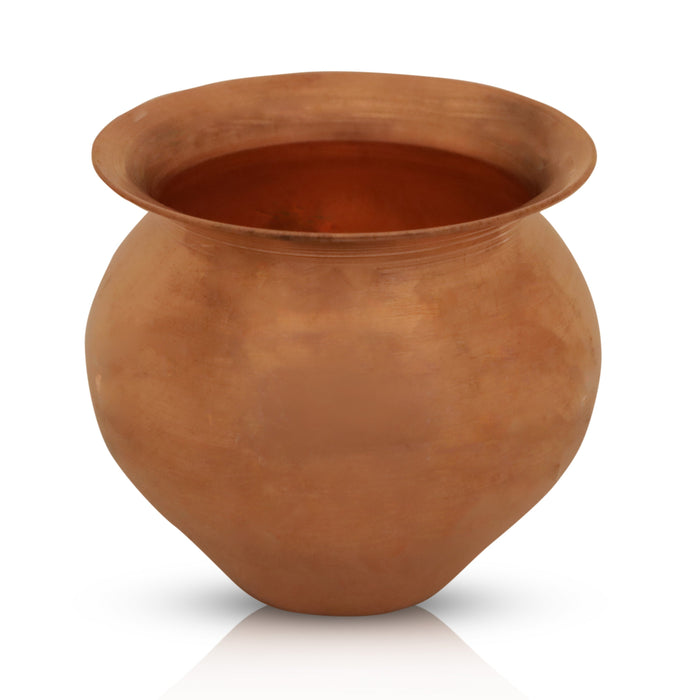 Copper Lota - 3.25 x 3.5 Inches | Pooja Pot/ Kalash/ Chombu for Home/ 125 Gms Approx