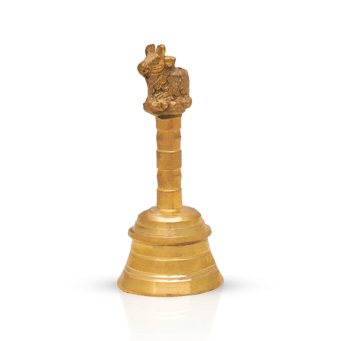Hand Bell | Puja Bell/ Brass Bell/ Nandi Handle Ghanti for Home
