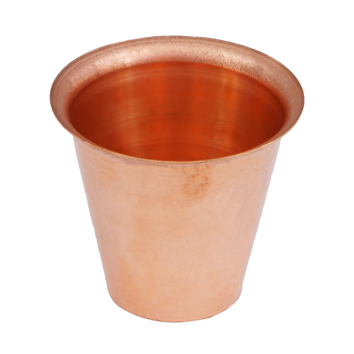 Copper Tumbler - 2.5 Inches | Filter Coffee Tumbler for Home/ 42 Gms Approx