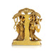 Radha Krishna with Tree Idol - 8 Inches | Antique Brass Statue/ Radha Krishna Murti for Pooja - Brass Murties