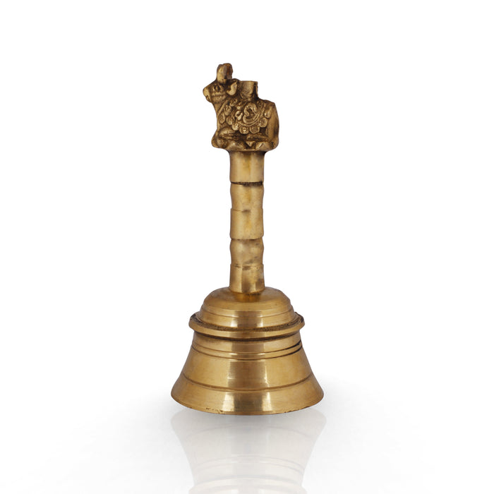 Hand Bell | Puja Bell/ Brass Bell/ Nandi Handle Ghanti for Home