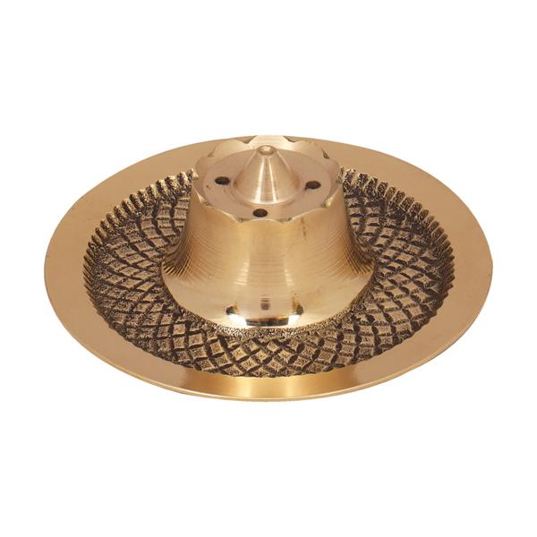 Agarbatti Stand - 1.5 x 3 Inches | Incense Stick Stand with Plate/ Agarbatti Holder/ Brass Agarbatti Stand for Pooja - Agarbathi Stand