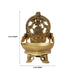 Agal Deepam with Deity Design - 6 x 4 Inches | Karthik Diya/ Brass Lamp for Pooja/ 1.260 Kgs Approx - Karthik Deep