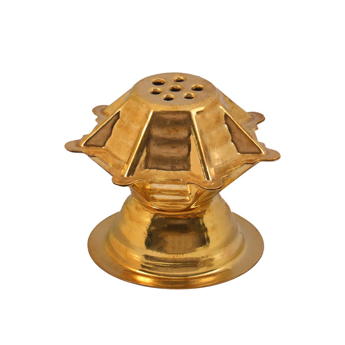 Agarbathi Stand - 2 Inches | Seven Star Design Agarbatti Holder/ Brass Incense Holder for Pooja/ 10 Gms Approx
