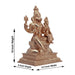 Lakshmi Narasimhar Idol - 10 x 6.5 Inch | Panchaloha Statue/ Lakshmi Narasimha Statue for Pooja - Panchaloha Murties