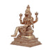 Lakshmi Narasimhar Idol - 10 x 6.5 Inch | Panchaloha Statue/ Lakshmi Narasimha Statue for Pooja - Panchaloha Murties