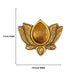 Lotus Deepam - 2 x 2.5 Inches | Brass Lamp/ Vilakku/ Diya for Pooja/ 135 Gms Approx - Karthik Deep