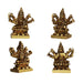 Ashta Lakshmi Statue Set - 8 Pcs - 2.5 Inches | Antique Brass Statue/ Laxmi Murti for Pooja - Brass Murties