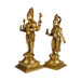 Shiv Parivar Murti - 18 Inches | Antique Brass Statue/ Shiva Parvati Statue for Pooja/ 13.560 Kgs Approx - Brass Murties
