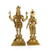 Shiv Parivar Murti - 18 Inches | Antique Brass Statue/ Shiva Parvati Statue for Pooja/ 13.560 Kgs Approx - Brass Murties