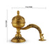 Sambrani Stand - 8 x 9 Inches | Antique Brass Dhoop Stand/ Dhoop Holder for Pooja - Sambrani Stand