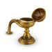 Sambrani Stand - 8 x 9 Inches | Antique Brass Dhoop Stand/ Dhoop Holder for Pooja - Sambrani Stand