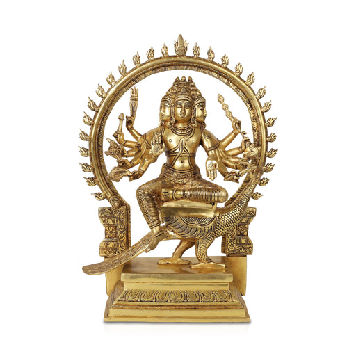 Lord Natarajar Brass Statue Inches 38 -  - Brass Antique  Collections