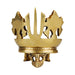 Agal Vilakku - 5 Inches | Shank Chakra Namam Deep/ Brass Antique Lamp for Pooja/ 1.195 Kgs Approx - Karthik Deep