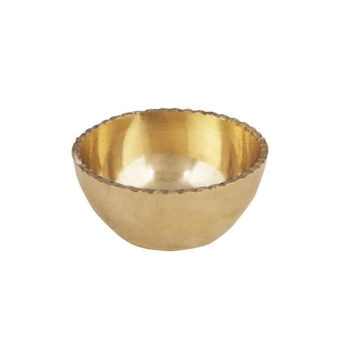Brass Deep - 1 x 2 Inches | Mahaveer Diya/ Vilakku/ Lamp for Pooja/ 45 Gms Approx