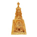 Jagannath Mandir - 13 x 17 Inches | Brass Idol/ Jagannath Temple Statue for Pooja/ 13.500 Kgs Approx - Table Stand Accessories