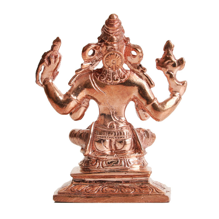 Hayagriva Statue - 3 Inches | Panchaloha Statue/ Hayagreevar Idol for Pooja/ 175 Gms Approx