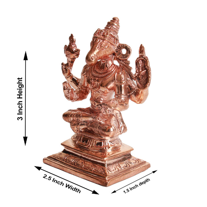 Hayagriva Statue - 3 Inches | Panchaloha Statue/ Hayagreevar Idol for Pooja/ 175 Gms Approx