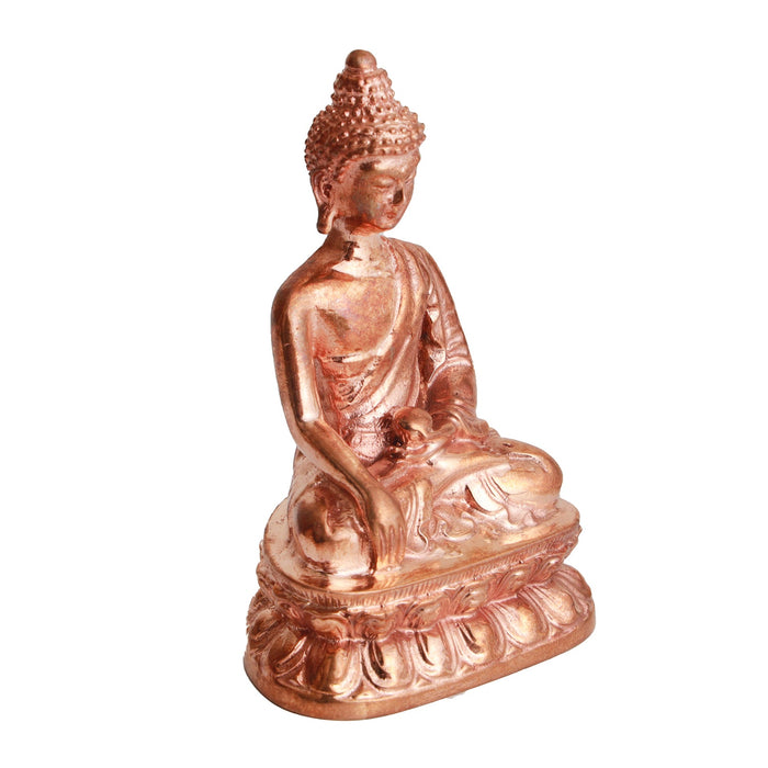 Buddha Statue - 3.5 Inch | Panchaloha Statue/ Gautam Buddha Statue for Pooja - Panchaloha Murties