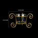 Candle Holder - 2.5 x 4.5 Inches | Votive Candle Holder/ Glass Candle Holder for Decor/ 130 Gms Approx - Table Stand Accessories