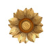 Metal Uruli - 1.5 x 11 Inches | Brass Polish Urli/ Lotus Design Flower Pot for Pooja/ 325 Gms Approx - Uruli & Flower Pot