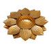 Metal Uruli - 1.5 x 11 Inches | Brass Polish Urli/ Lotus Design Flower Pot for Pooja/ 325 Gms Approx - Uruli & Flower Pot