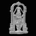 Balaji Murti - 2.5 x 1.5 Inches | Copper Idol/ Silver Polish Balaji Standing Statue for Pooja/ 60 Gms Approx - Copper Murties