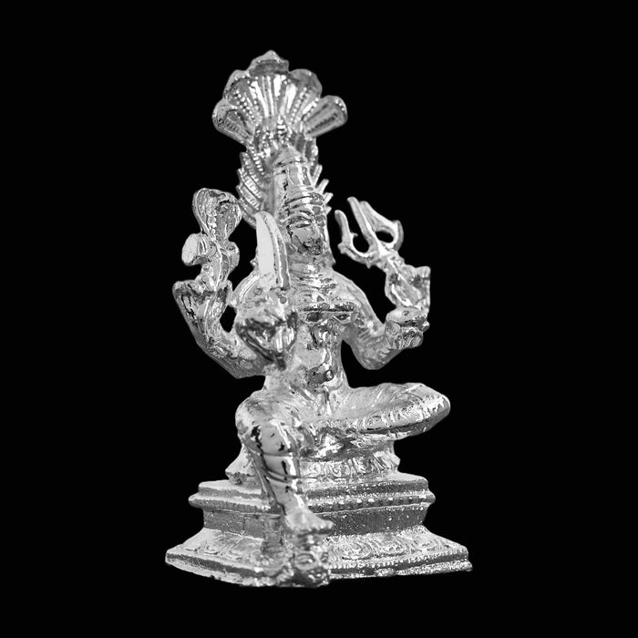 Karumari Amman Idol - 3 Inches | Copper Idol/ Silver Polish Karumariamman Statue for Pooja - Copper Murties