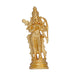 Ram Darbar Murti - 4.5 Inches | Copper Idol/ Gold Polish Ram Darbar Idol for Pooja/ 565 Gms Approx - Copper Murties