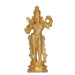 Ram Darbar Murti - 4.5 Inches | Copper Idol/ Gold Polish Ram Darbar Idol for Pooja/ 565 Gms Approx - Copper Murties