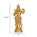 Ram Darbar Murti - 4.5 Inches | Copper Idol/ Gold Polish Ram Darbar Idol for Pooja/ 565 Gms Approx - Copper Murties