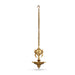 Shank Hanging Lamp - 7 Inches | Hanging Diya/ Brass Vilakku for Pooja/ 775 Gms Approx - Hanging Lamp