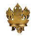 Agal Vilakku - 5 Inches | Balaji Shank Chakra Deep/ Brass Lamp for Pooja/ 1.280 Kgs Approx - Karthik Deep