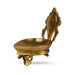 Shank Agal Deepam - 6.5 x 5 Inches | Brass Lamp/ Vilakku/ Diya for Pooja/ 1.305 Kgs Approx - Karthik Deep