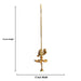 Annapakshi Lamp - 6.5 Inches | Hanging Diya/ Brass Antique Lamp/ Thooku Vilakku for Pooja/ 825 Gms Approx - Hanging Lamp