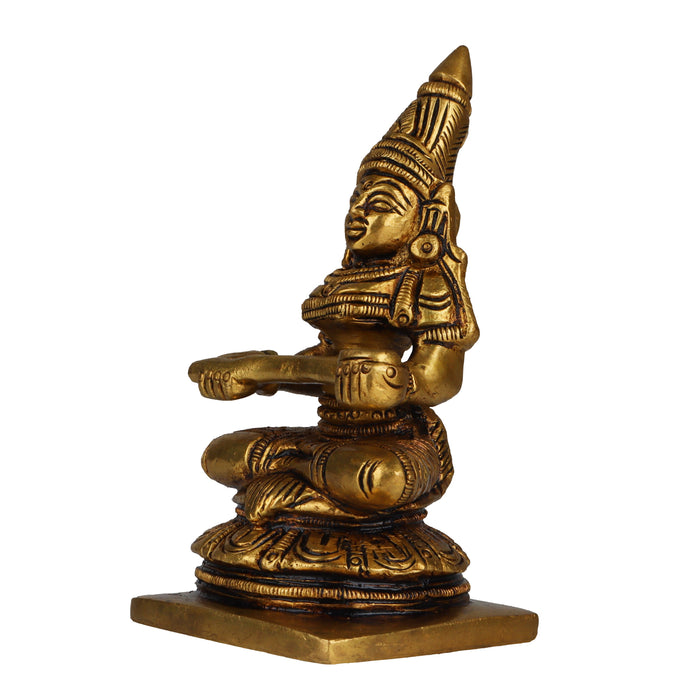 Annapuran Devi Murti | Brass Idol/ Annapoorani Statue/ Annapurna Idol for Pooja