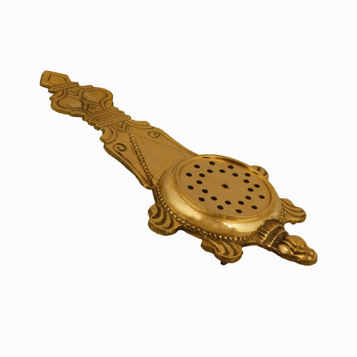 Brass Aarti - 1 x 12 Inches | Arti/ Kurma Arathi for Pooja/ 725 Gms Approx - Kapur Aarti