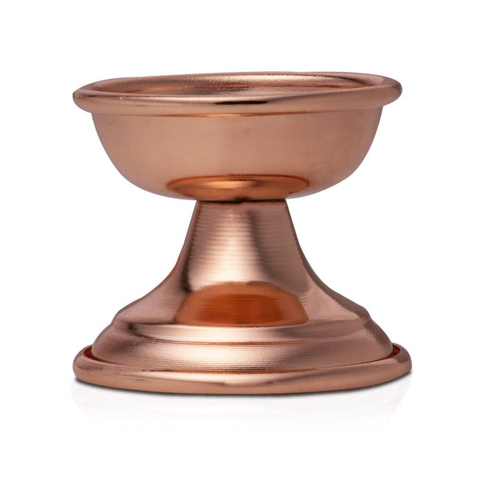 Copper Deep - 2 Inches | Ghee Diya/ Lamp/ Vilakku for Pooja/ 45 Gms Approx