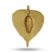 Leaf Ganesha | Ganesha Head/ Brass Idol/ Antique Finish Ganpati Wall Hanging for Pooja - Wall Hanging