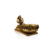 Lakshmi with Ghungroo Urli - 7 Inches | Antique Brass Uruli/ Brass Bowl with Laxmi Idol/ 3.735 Kgs Approx - Uruli & Flower Pot