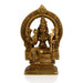 Rajarajeshwari Idol - 6 Inches | Brass Statue/ Antique Finish Rajarajeshwari Devi for Pooja/ 1.092 Approx - Brass Murties