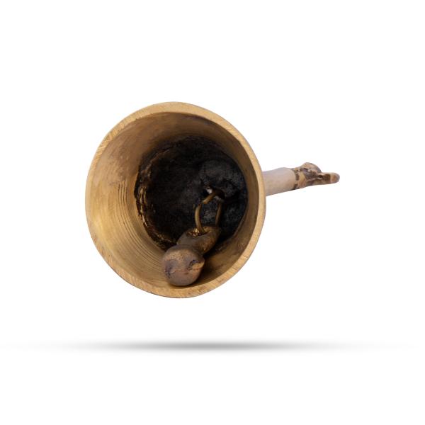 Hand Bell - 5 Inches | Pooja Bell/ Garudan Handle Ghanti for Home/ 160 Gms Approx - Pooja Bells
