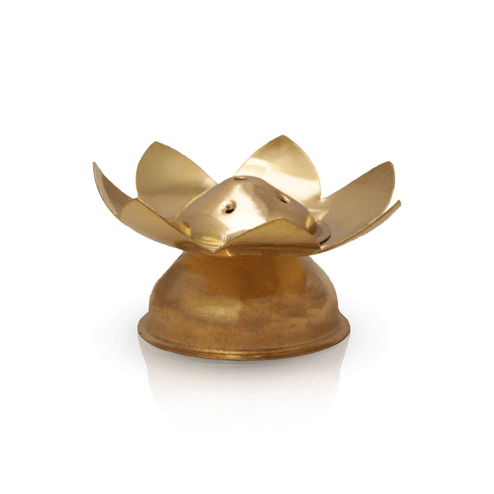 Agarbathi Stand | Brass Agarbatti Stand/ Lotus Design Incense Sticks Holder for Pooja