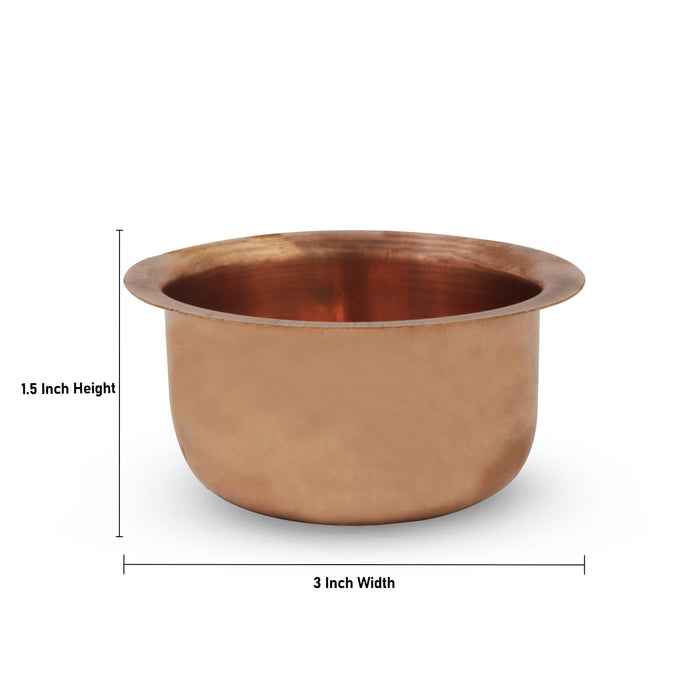 Copper Cup | Copper Vessel/ Puja Bowl for Home